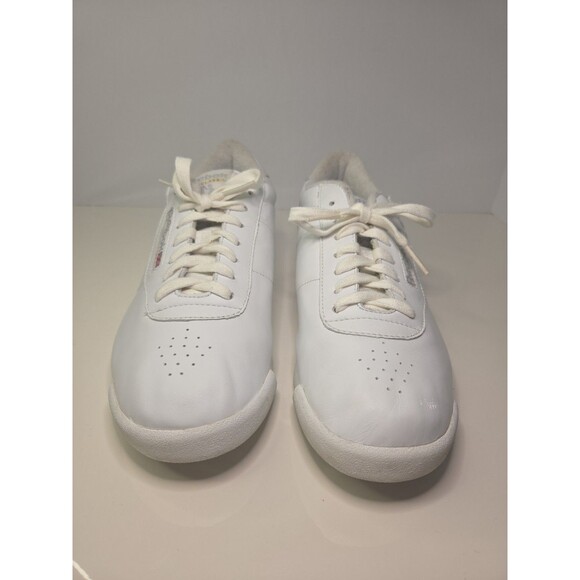 Reebok Classic Princess Soft White Leather Sneaker Women 8.5 Retro Lightweight - Picture 2 of 14